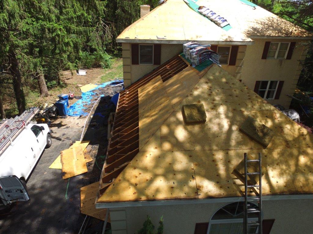 Before - full roof replacement